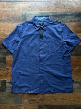 Margaritaville Men's Short-Sleeve quick dry Button-Down Shirt - xl